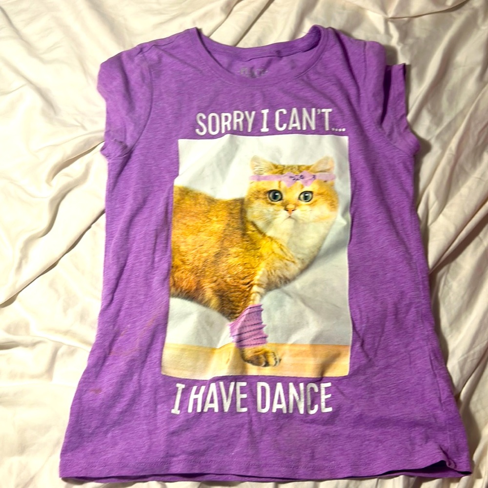 Children’s Place girls graphic T-shirt cat